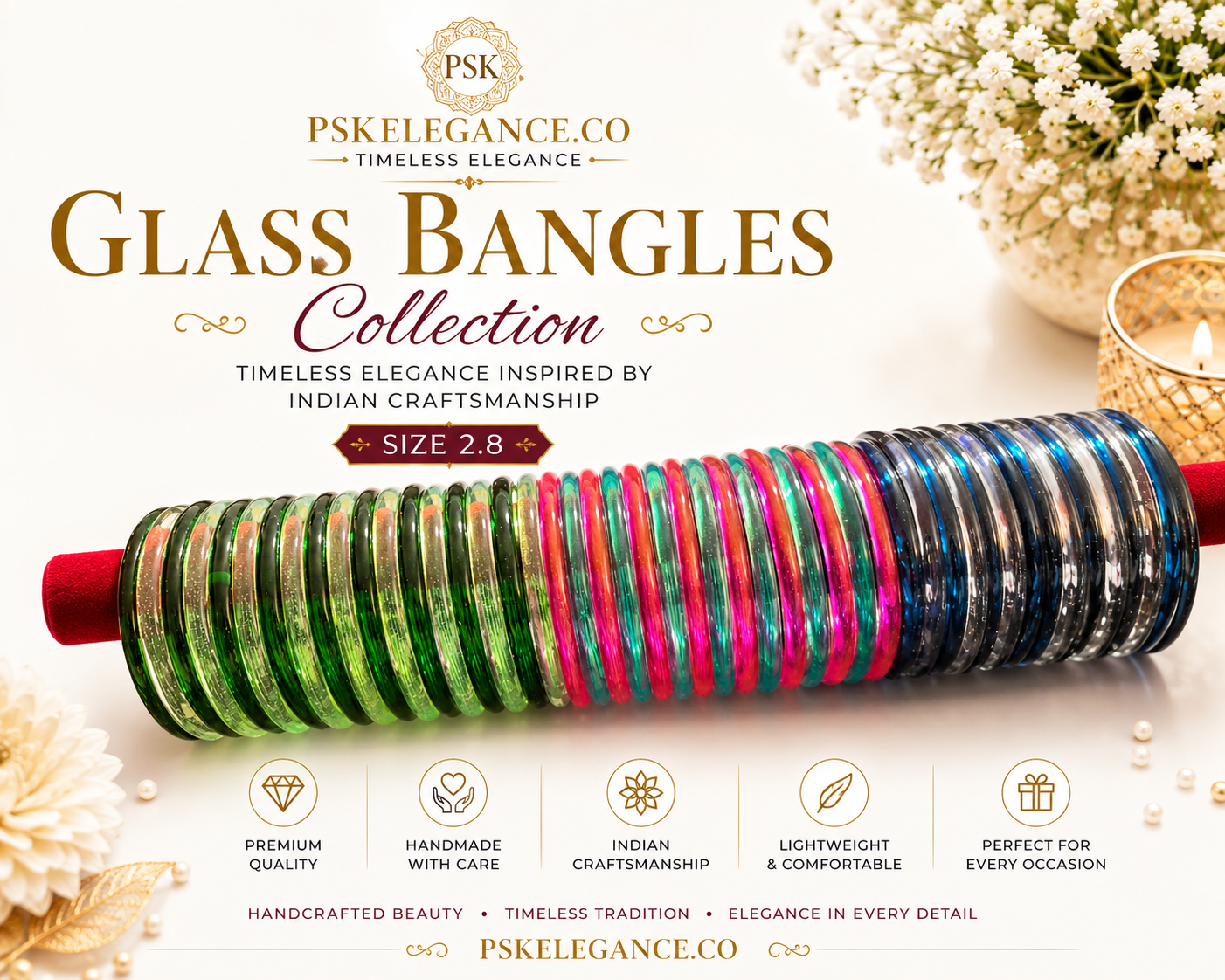 GLASS BANGELS