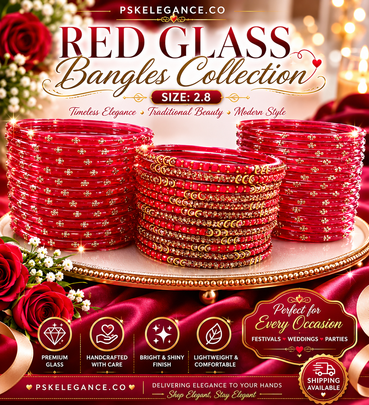 GLASS BANGELS