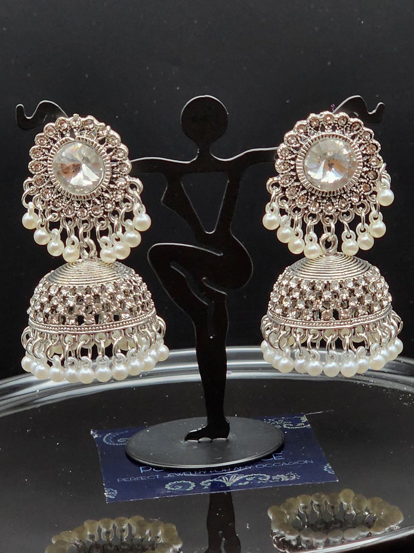 Glamourous Starry Pearl Dangles