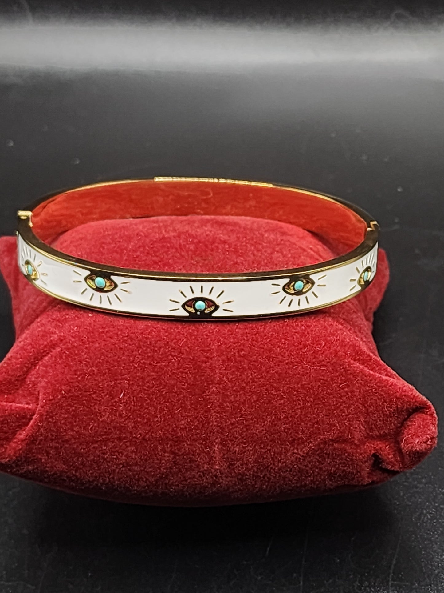 PSK ELEGANCE Evil Eye Enamel Protection Bracelet ✨