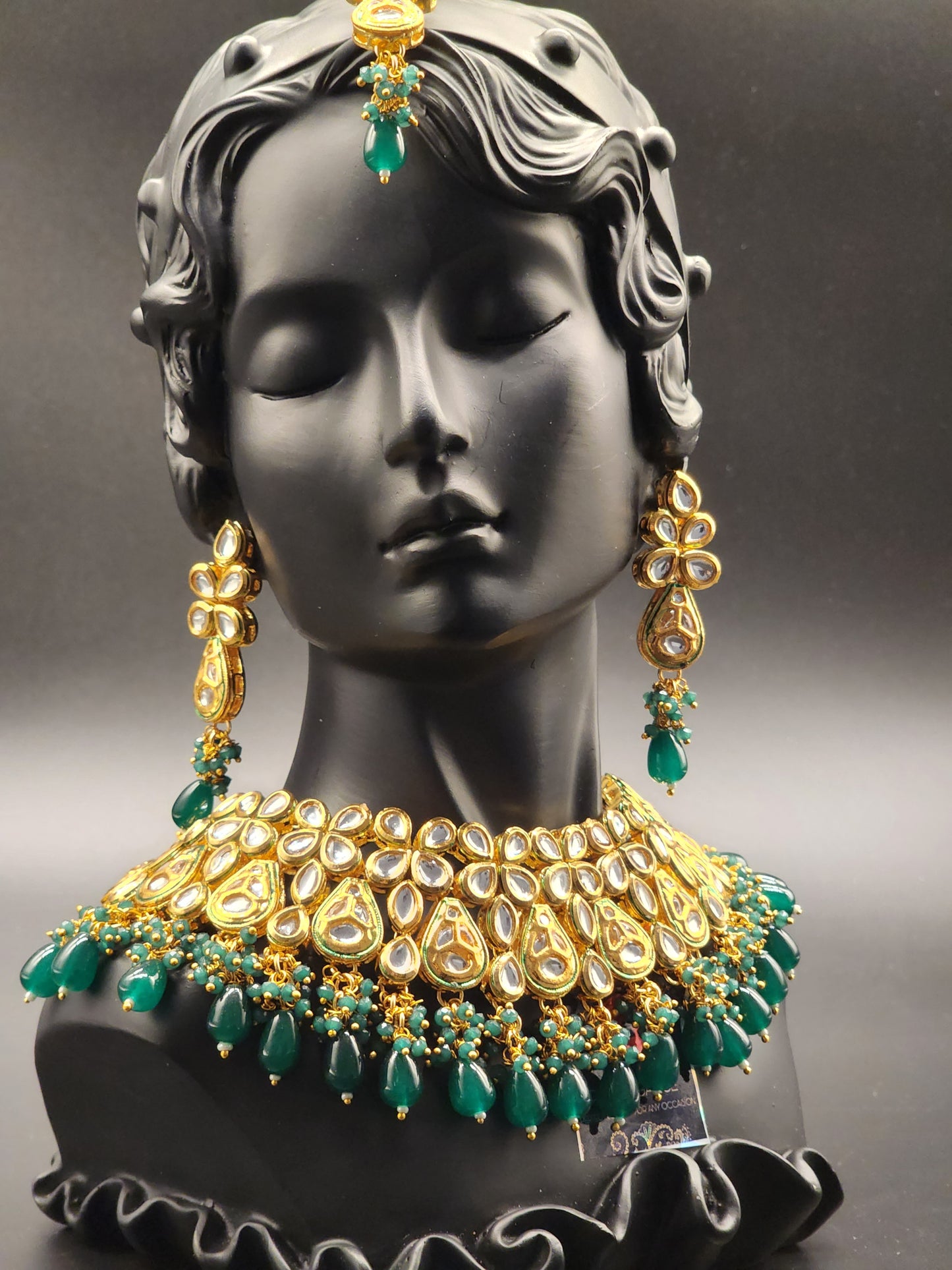 Traditional Elegant Necklaces, beautifully paired with matching earrings and stunning tikka.