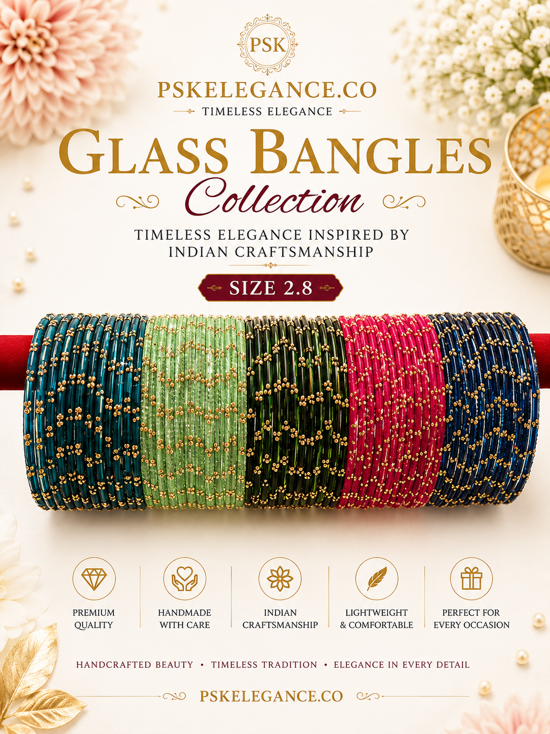 GLASS BANGELS