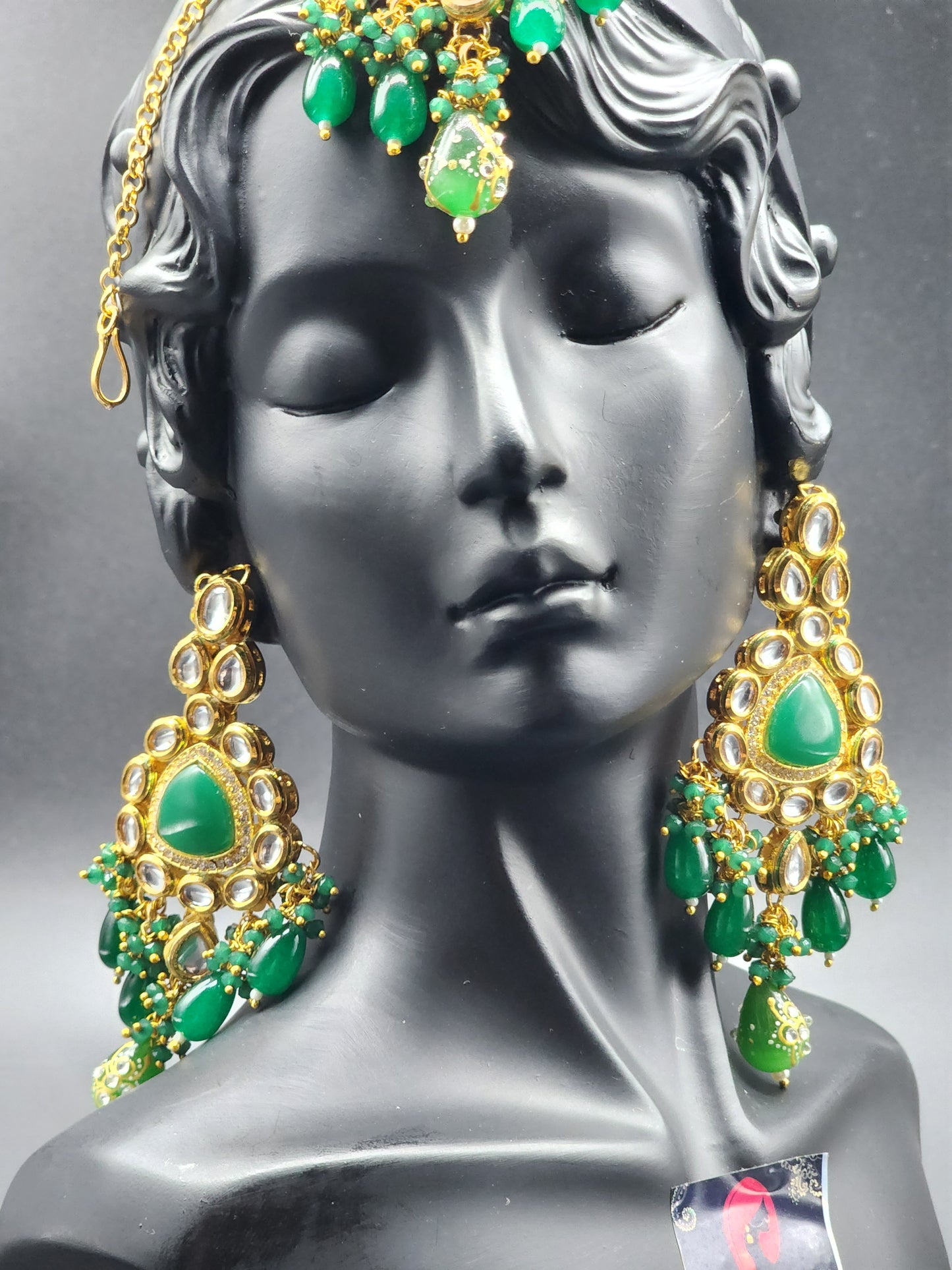 Traditional Elegant Necklaces, beautifully paired with matching earrings and stunning tikka.