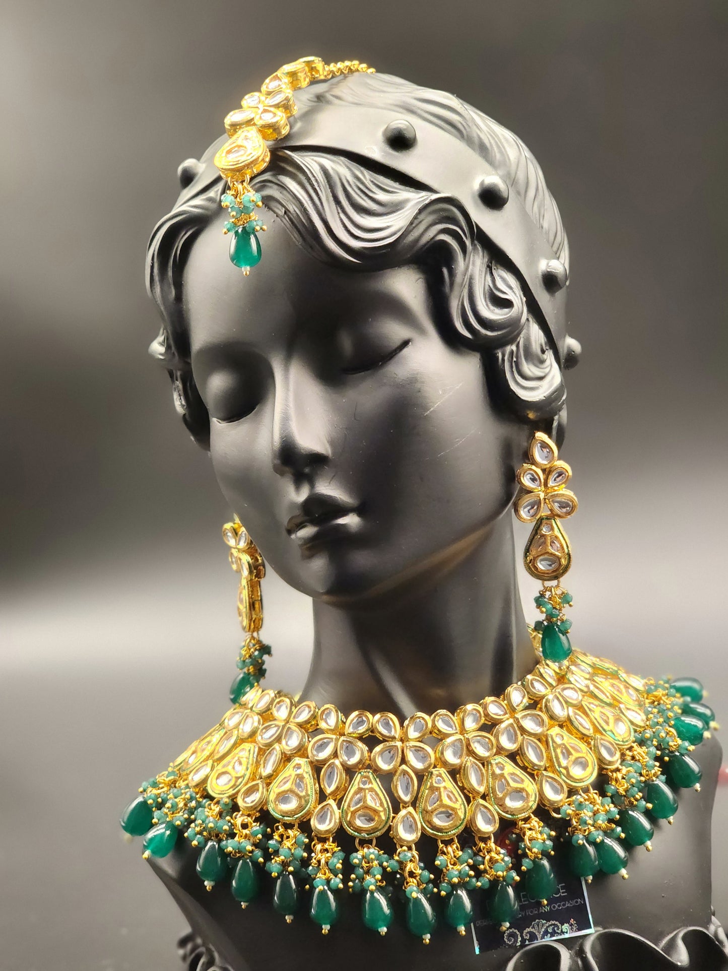 Traditional Elegant Necklaces, beautifully paired with matching earrings and stunning tikka.