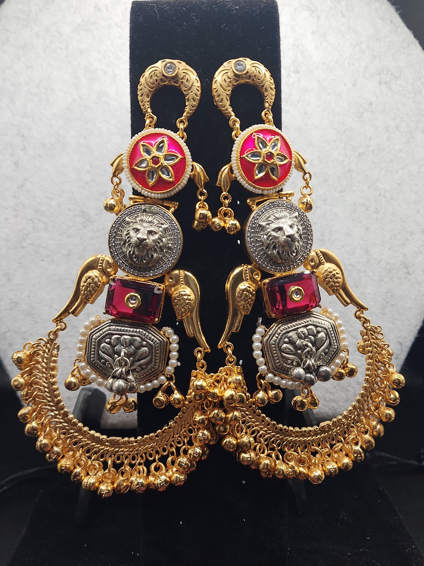 Kashmir Jhumkas Elegant, bold, and eye-catching — a must-have piece for your jewelry collection.