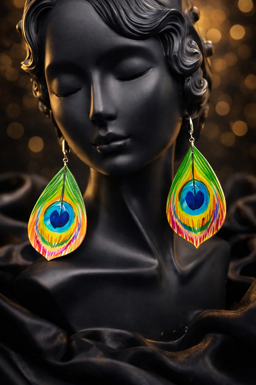 Peacock Elegance Earrings