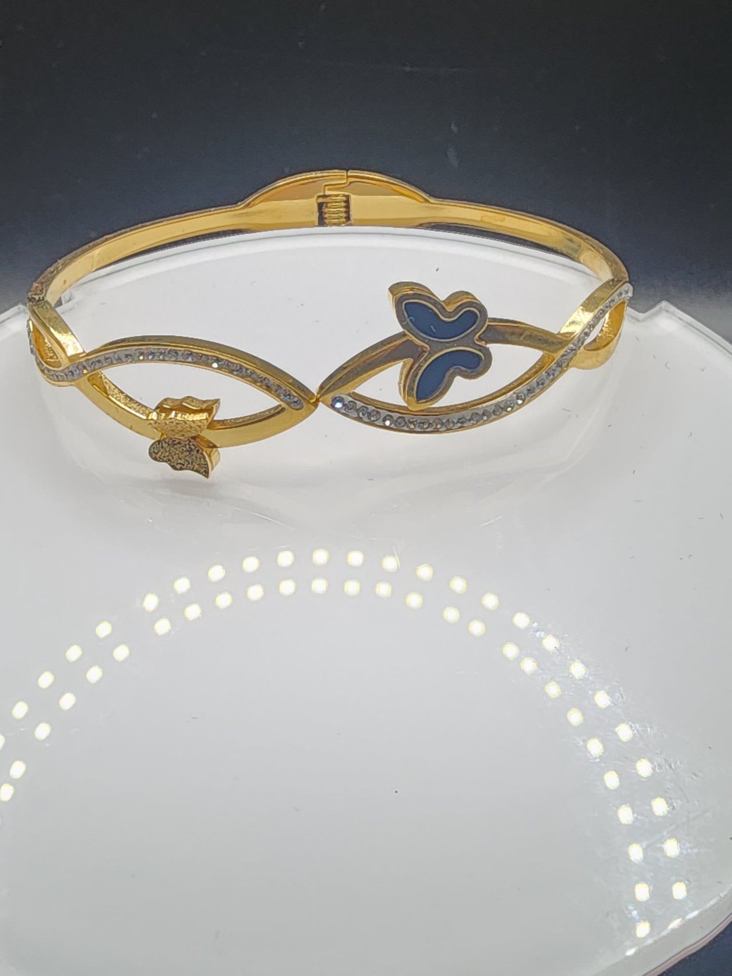 Butterfly Luxe Open Ring (Gold Finish)