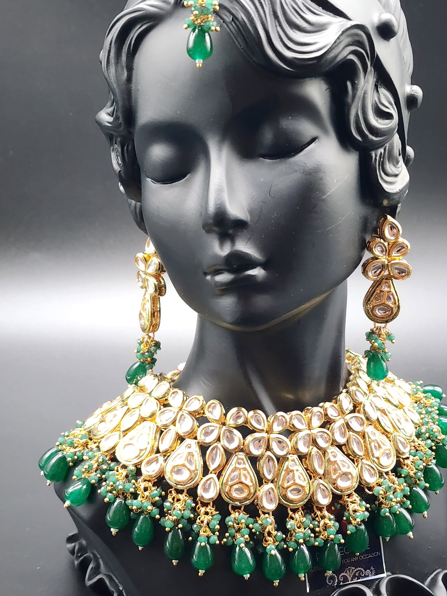 Traditional Elegant Necklaces, beautifully paired with matching earrings and stunning tikka.
