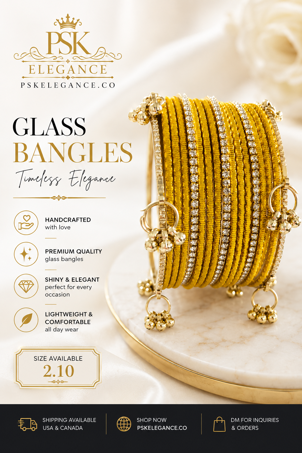 GLASS BANGELS