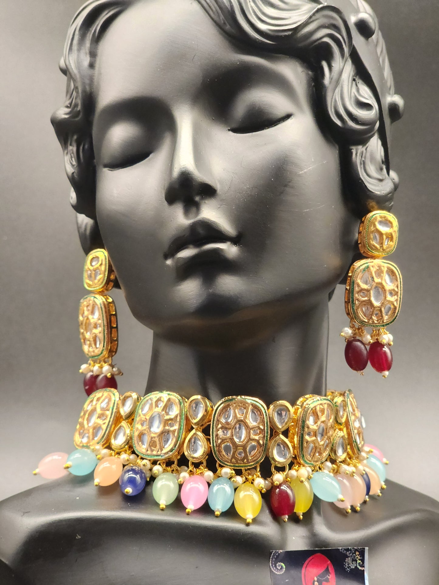 Traditional Elegant Necklaces, beautifully paired with matching earrings and stunning tikka.