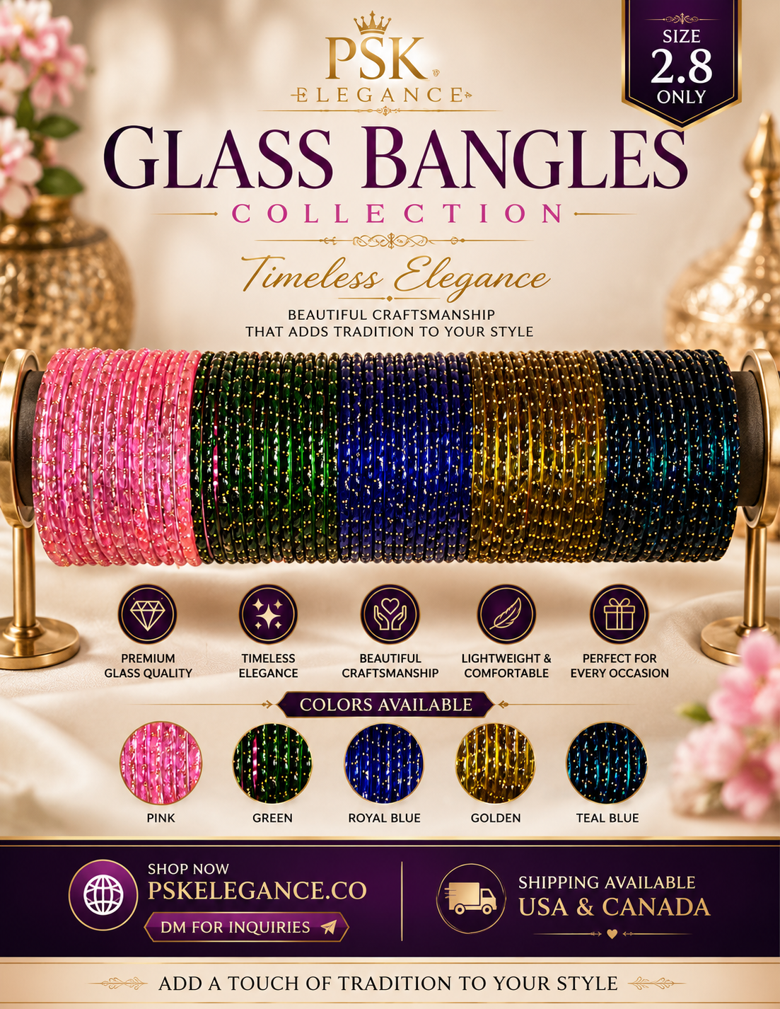 GLASS BANGELS