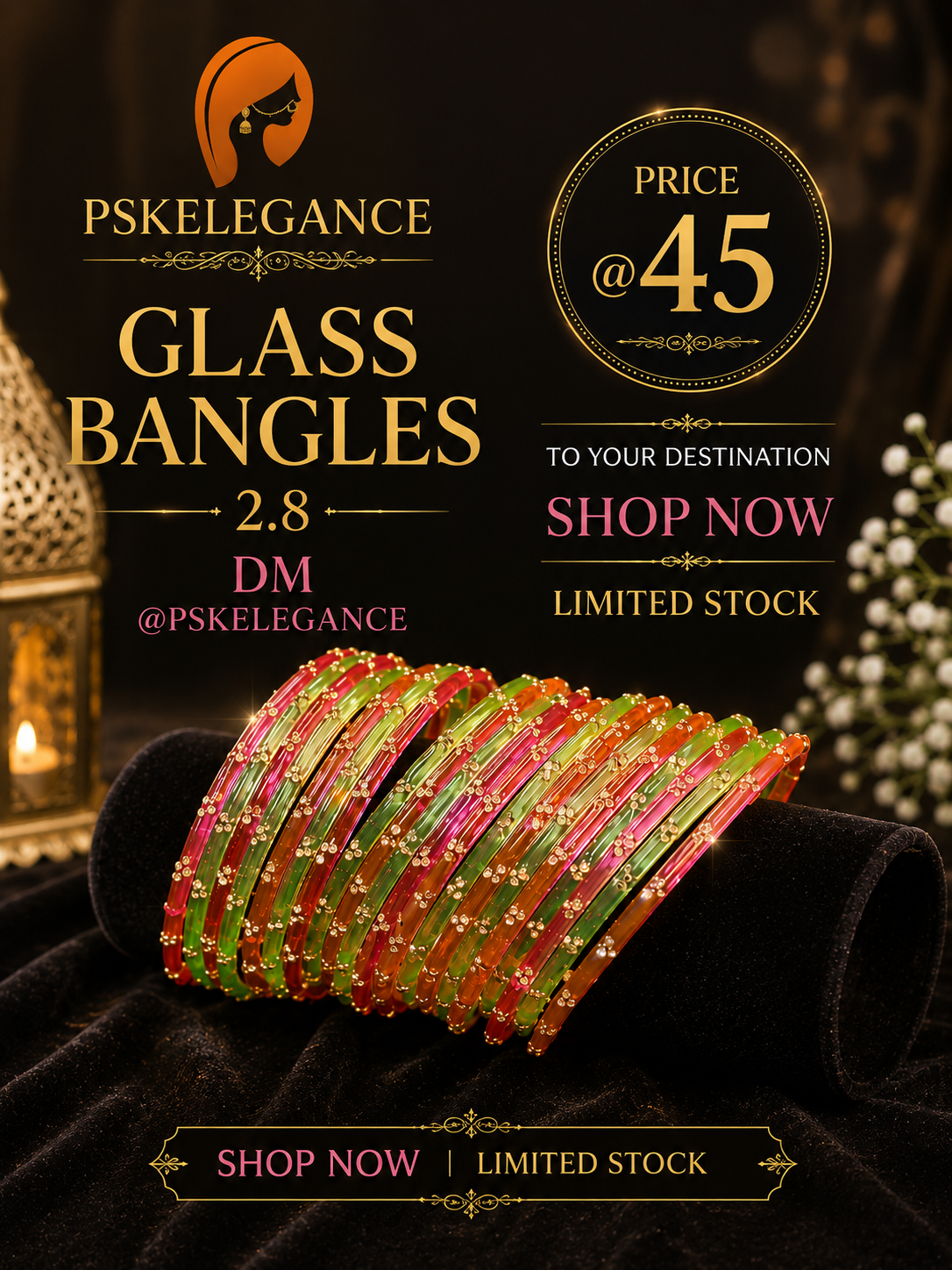 GLASS BANGELS
