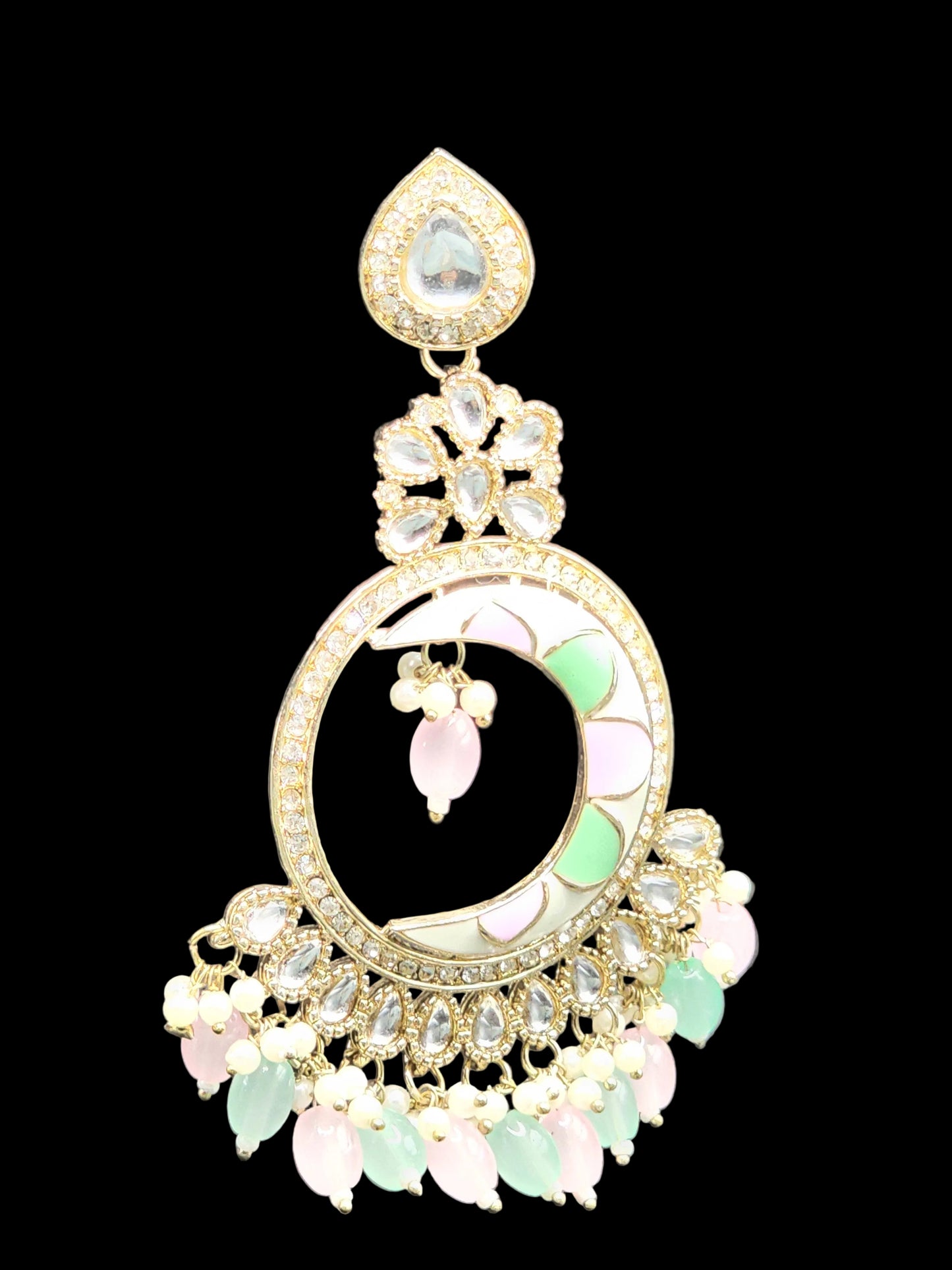 Pastel dreams royal statement jhumkas