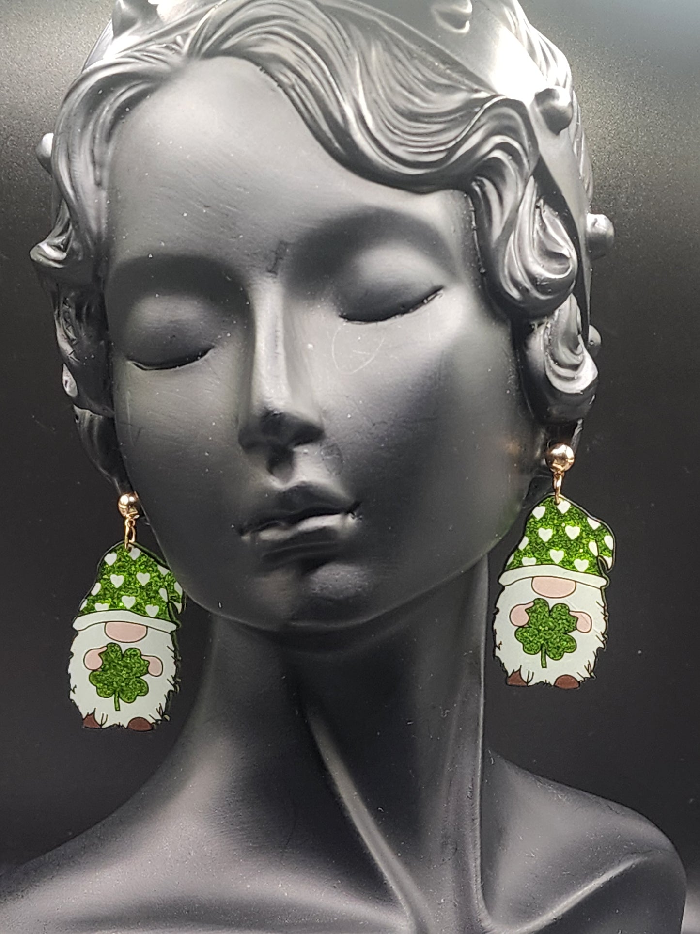 Lucky Gnome Earrings – PSK ELEGANCE✨🍀