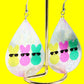 Vibrant earrings for the Spring collection.