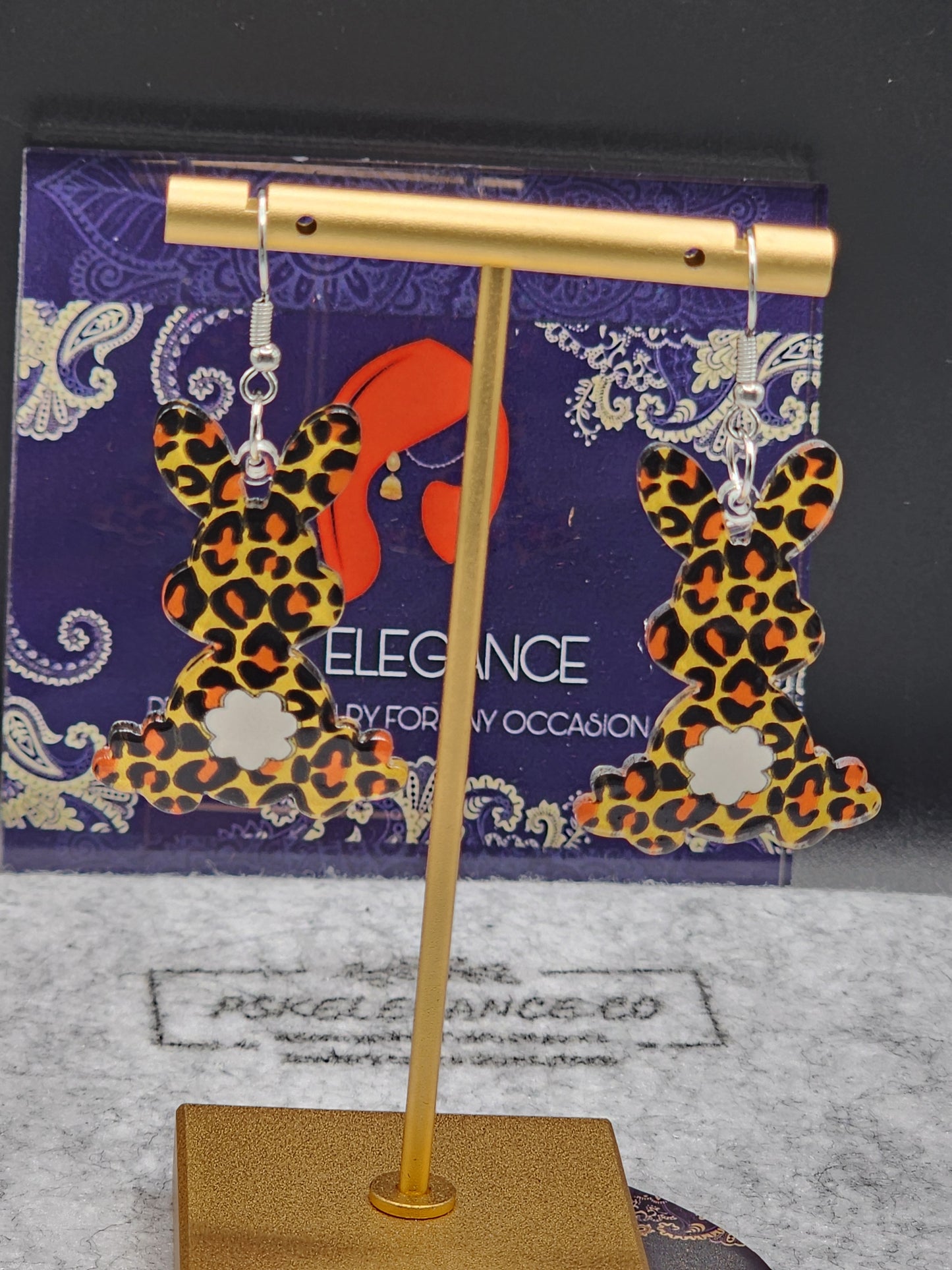 Leopard Bunny Earrings – PSK ELEGANCE