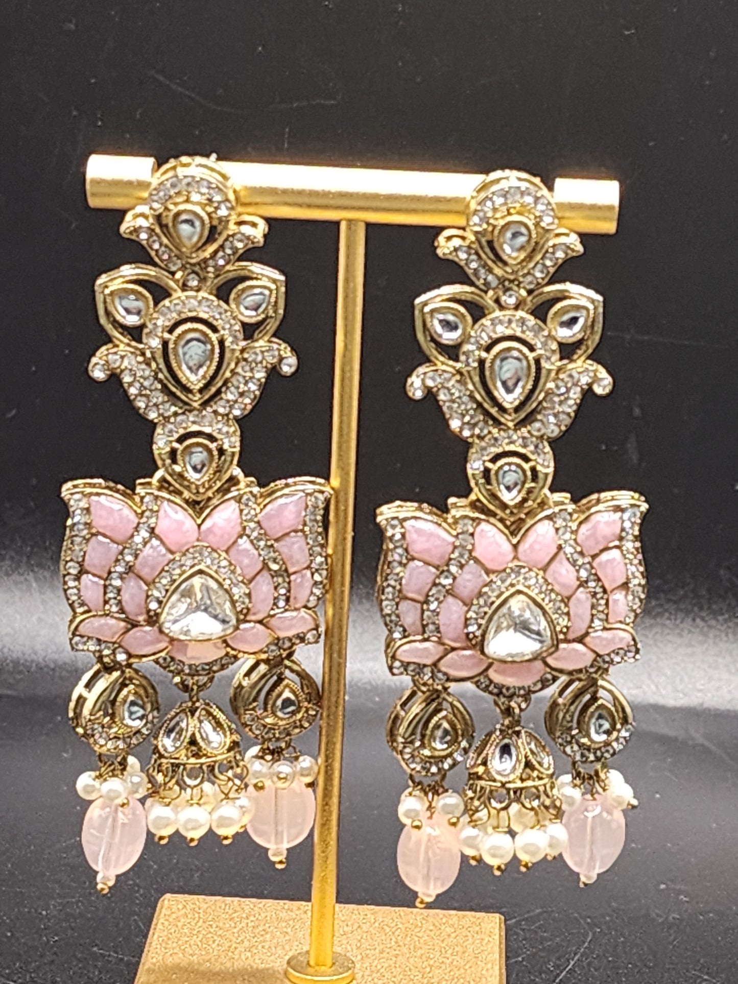 Lotus Luxe Drop Earrings