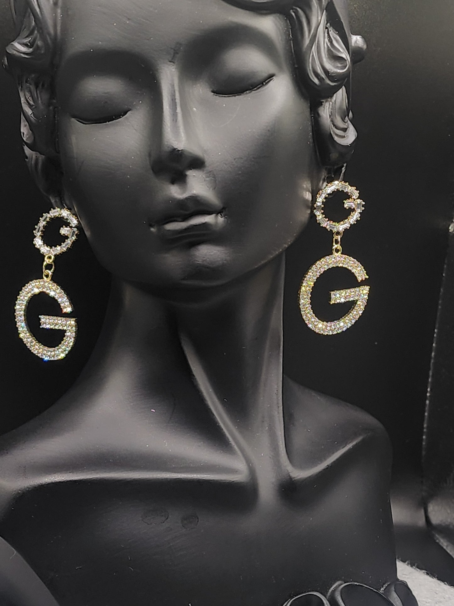 These statement “G” earrings