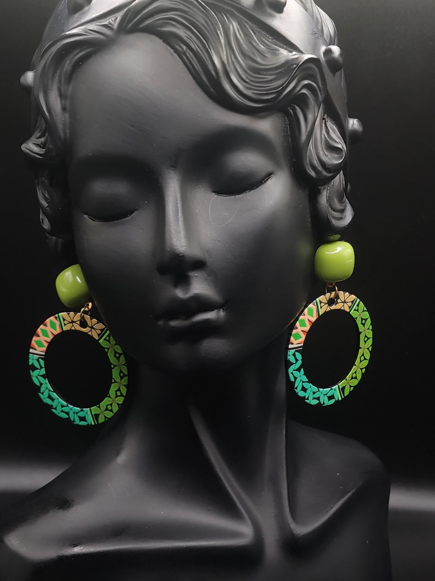 Boho Color Pop Hoop Earrings