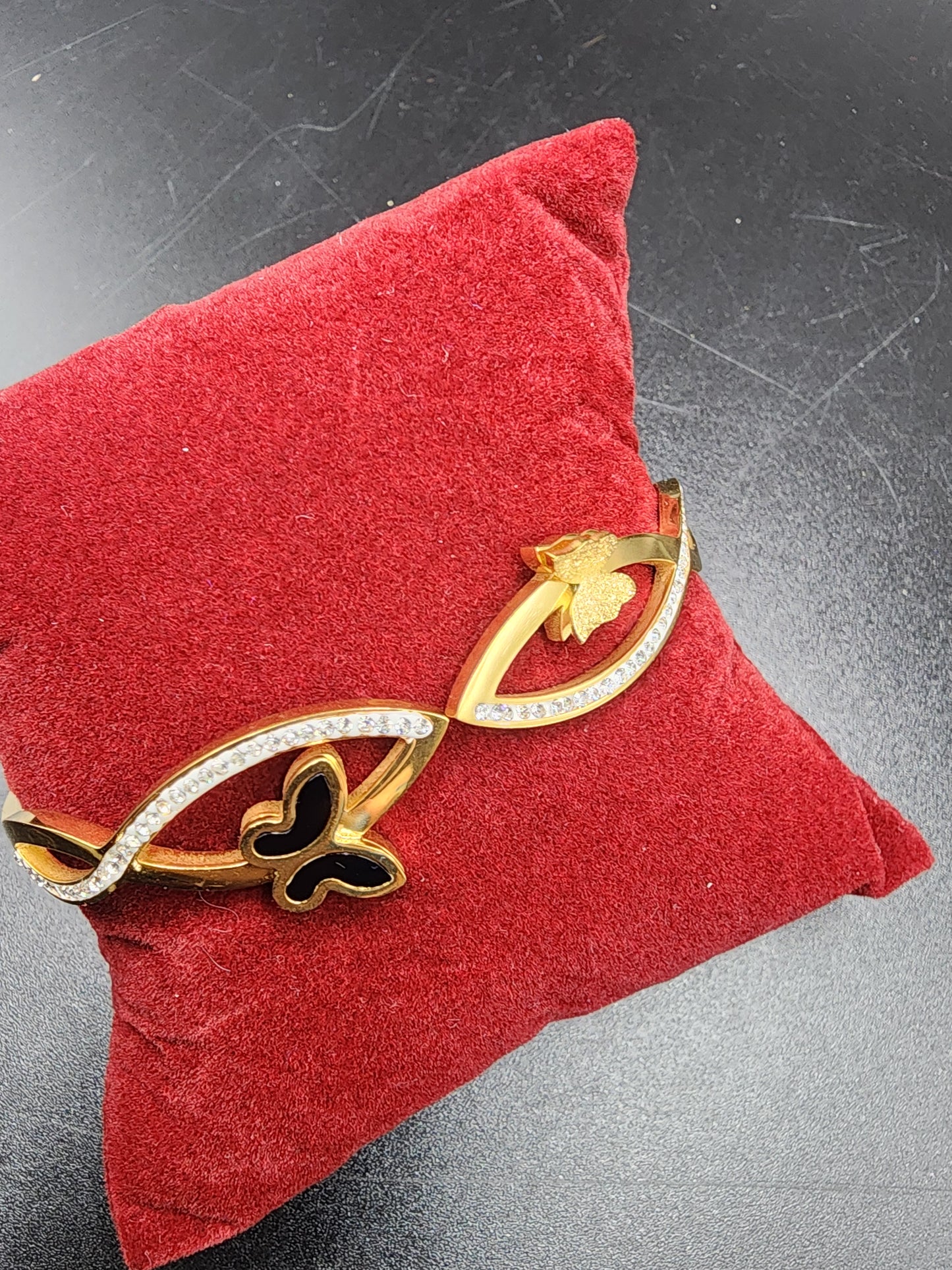 Butterfly Luxe Open Ring (Gold Finish)