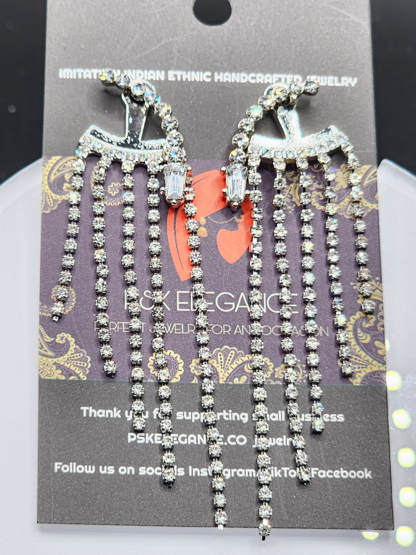 Love Heart Dangling Earrings – Cute  Glitter & Valentine Statement Jewelry