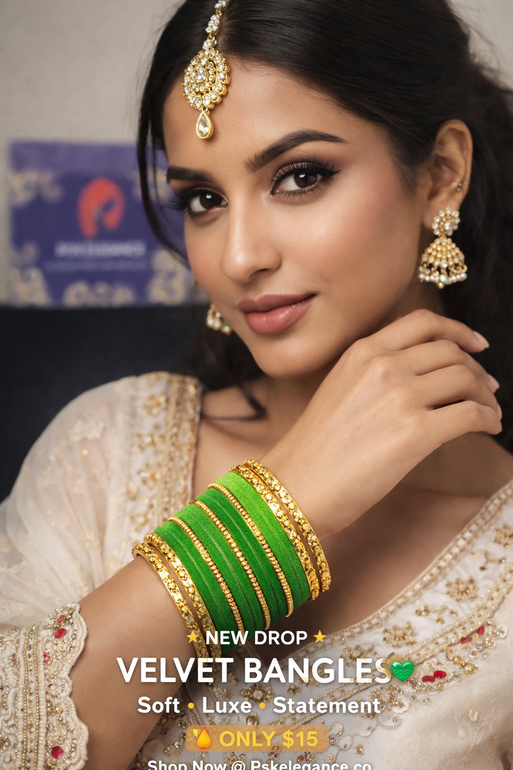 Various Colors Velvet Bangles