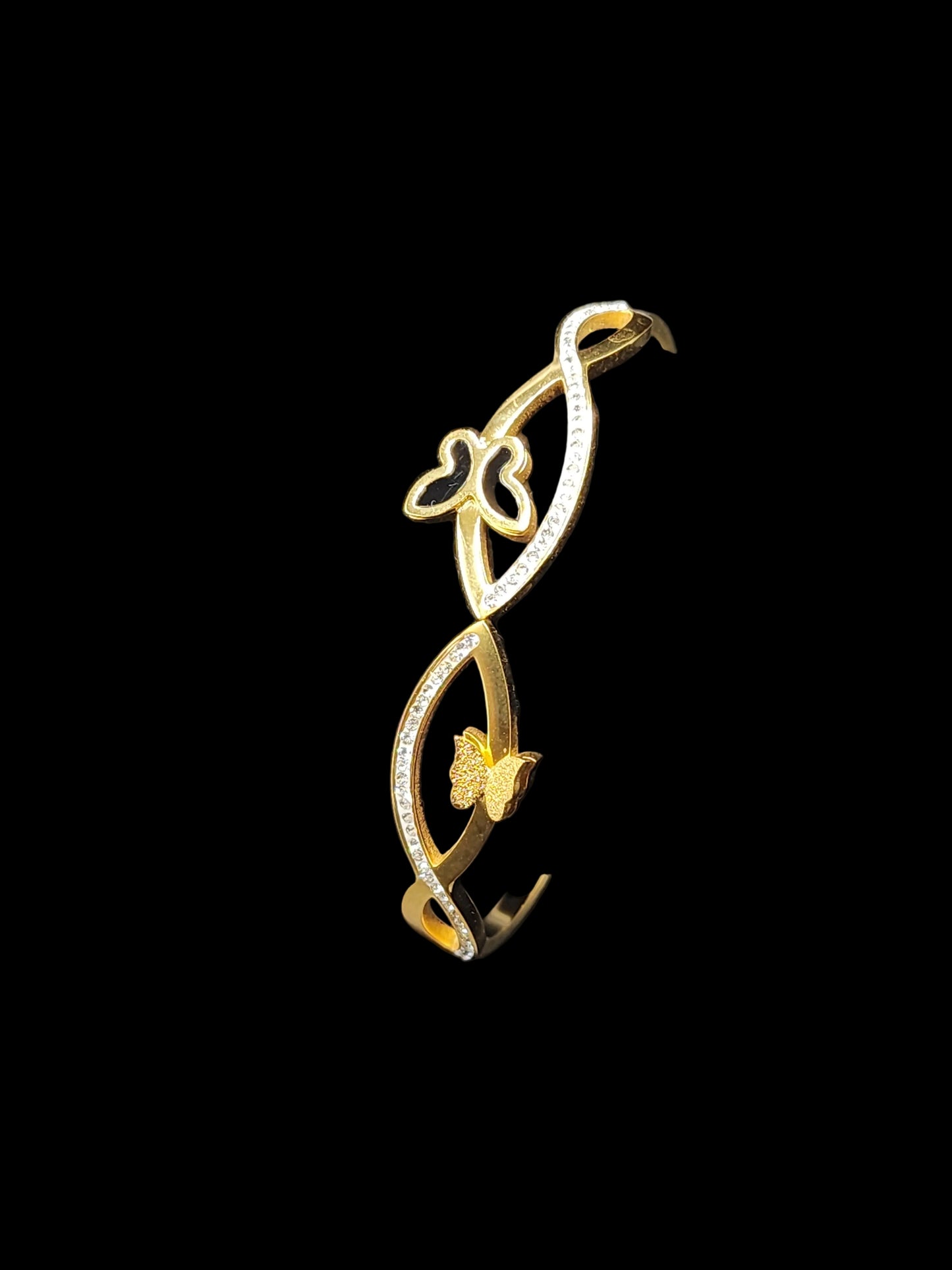 Butterfly Luxe Open Ring (Gold Finish)