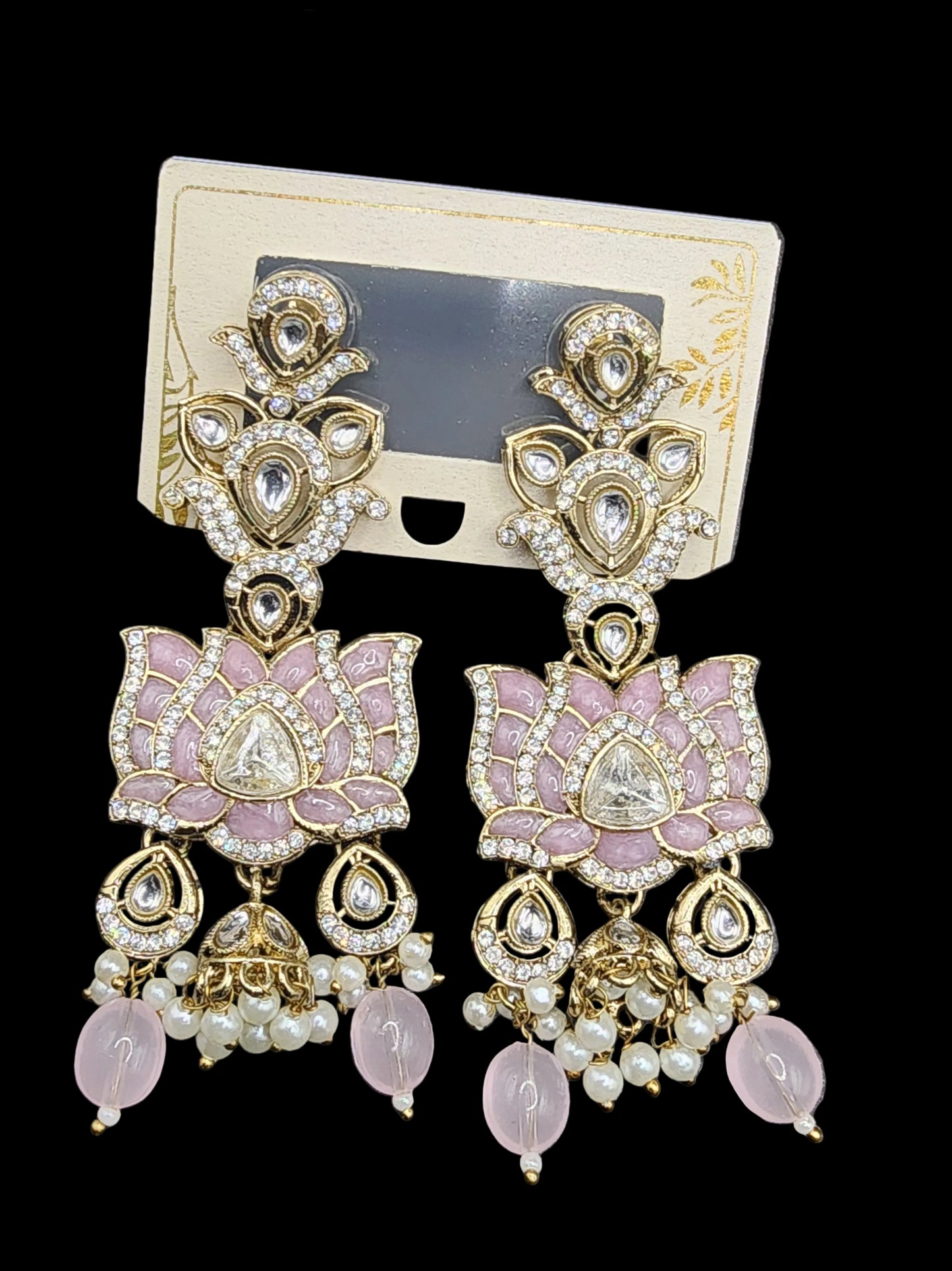 Lotus Luxe Drop Earrings