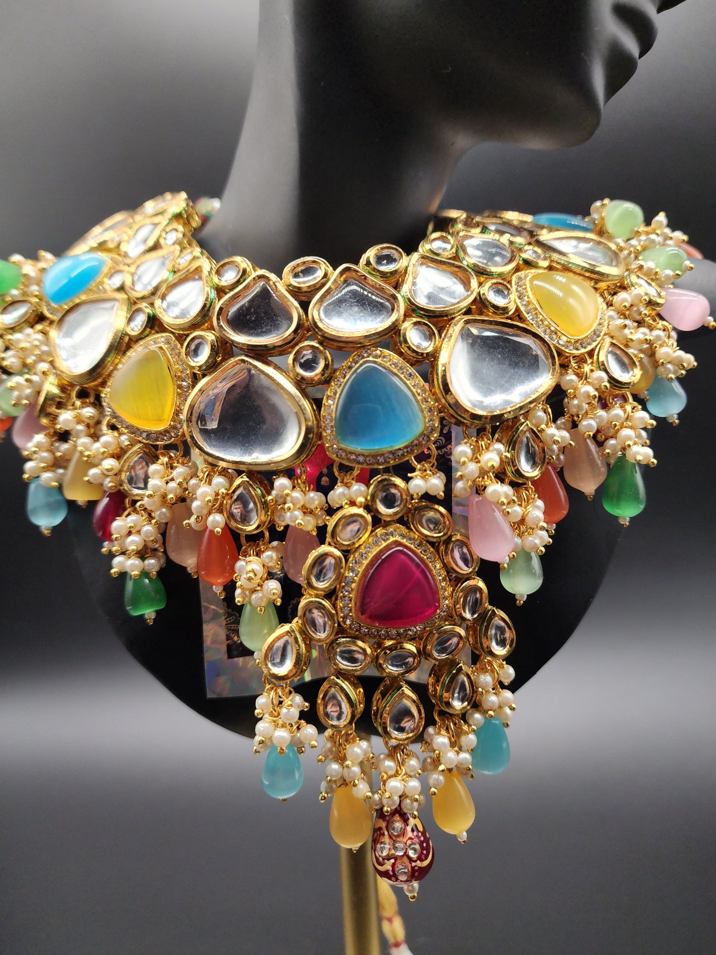 Traditional Elegant Necklaces, beautifully paired with matching earrings and stunning tikka.