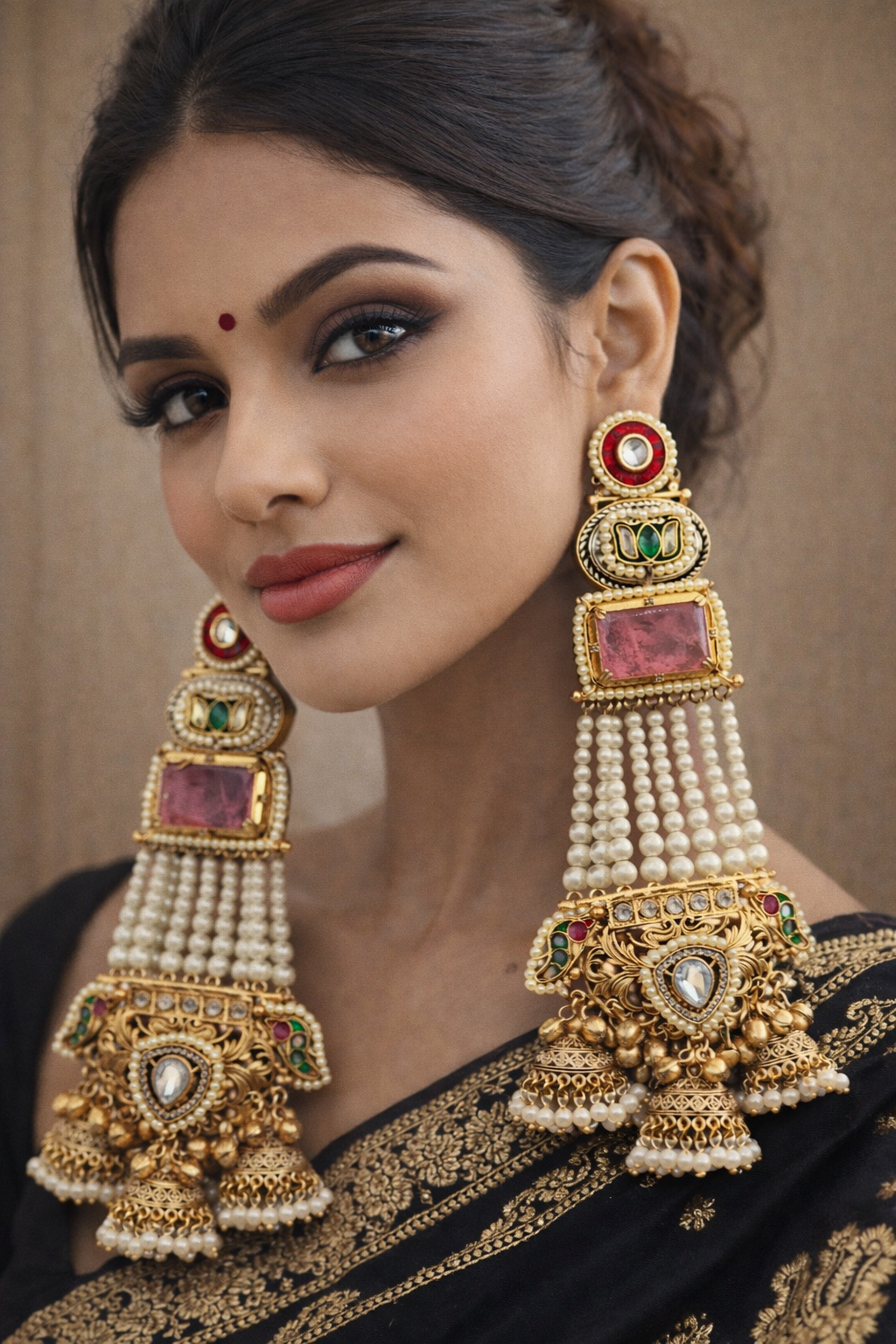 Kashmir Jhumkas Elegant, bold, and eye-catching — a must-have piece for your jewelry collection.