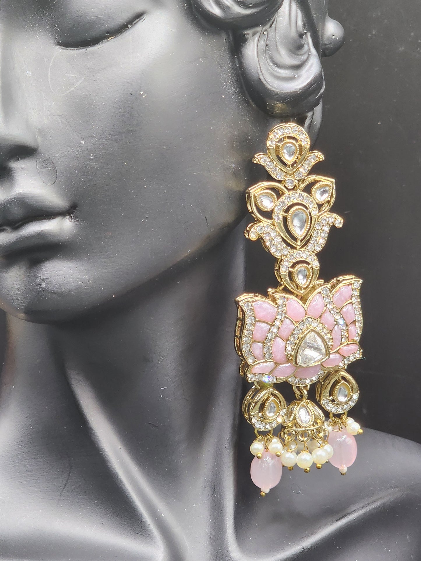 Lotus Luxe Drop Earrings