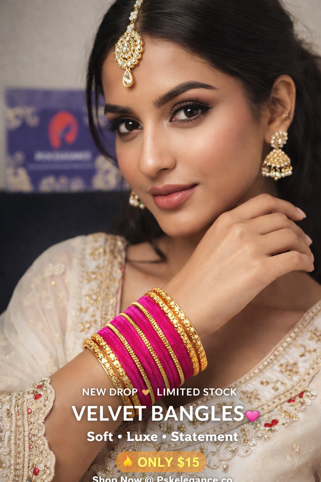 Various Colors Velvet Bangles