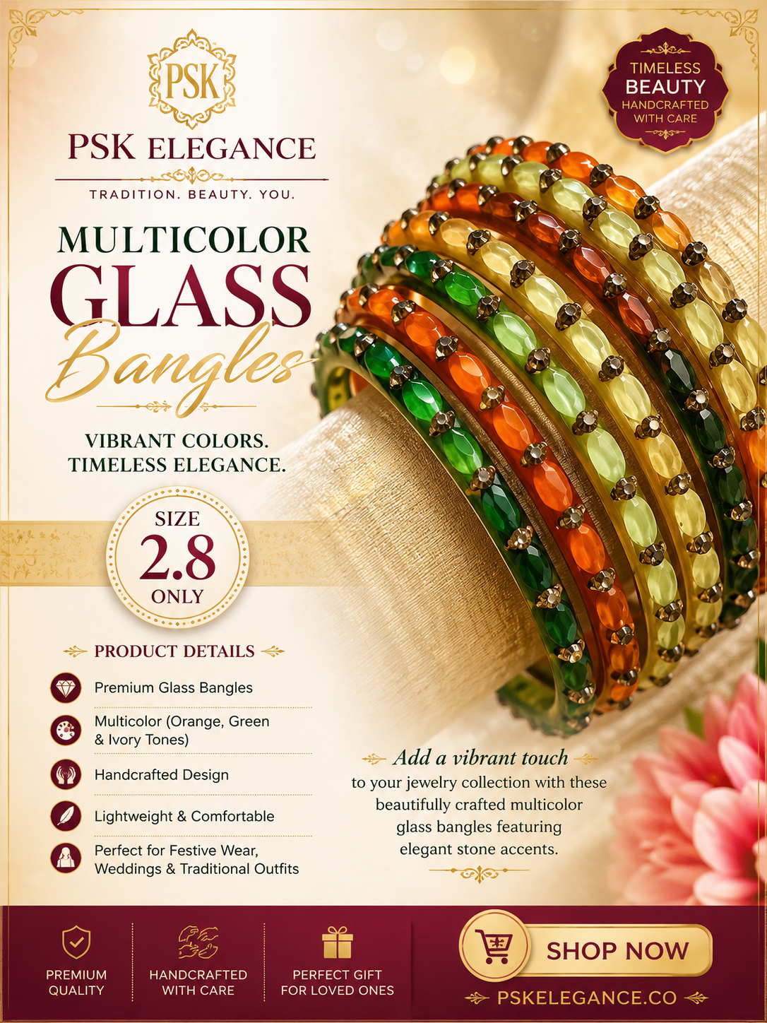 GLASS BANGELS