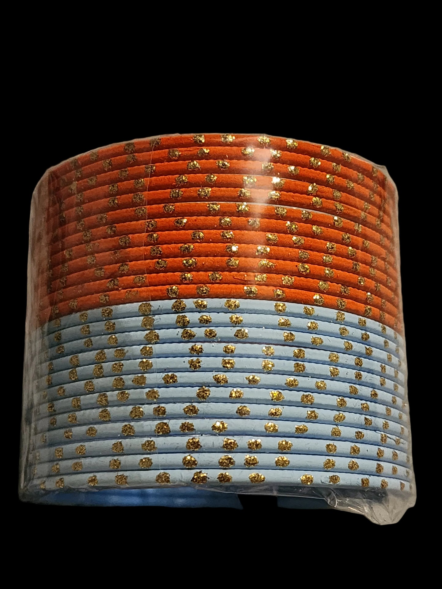 Multicolor Traditional Indian Bangle Set Collection with Gold Glitter Dots for Women | PSK ELEGANCE