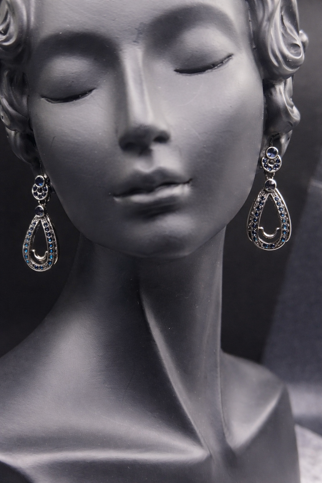 Sapphire Drop Earrings – PSK ELEGANCE ✨💙