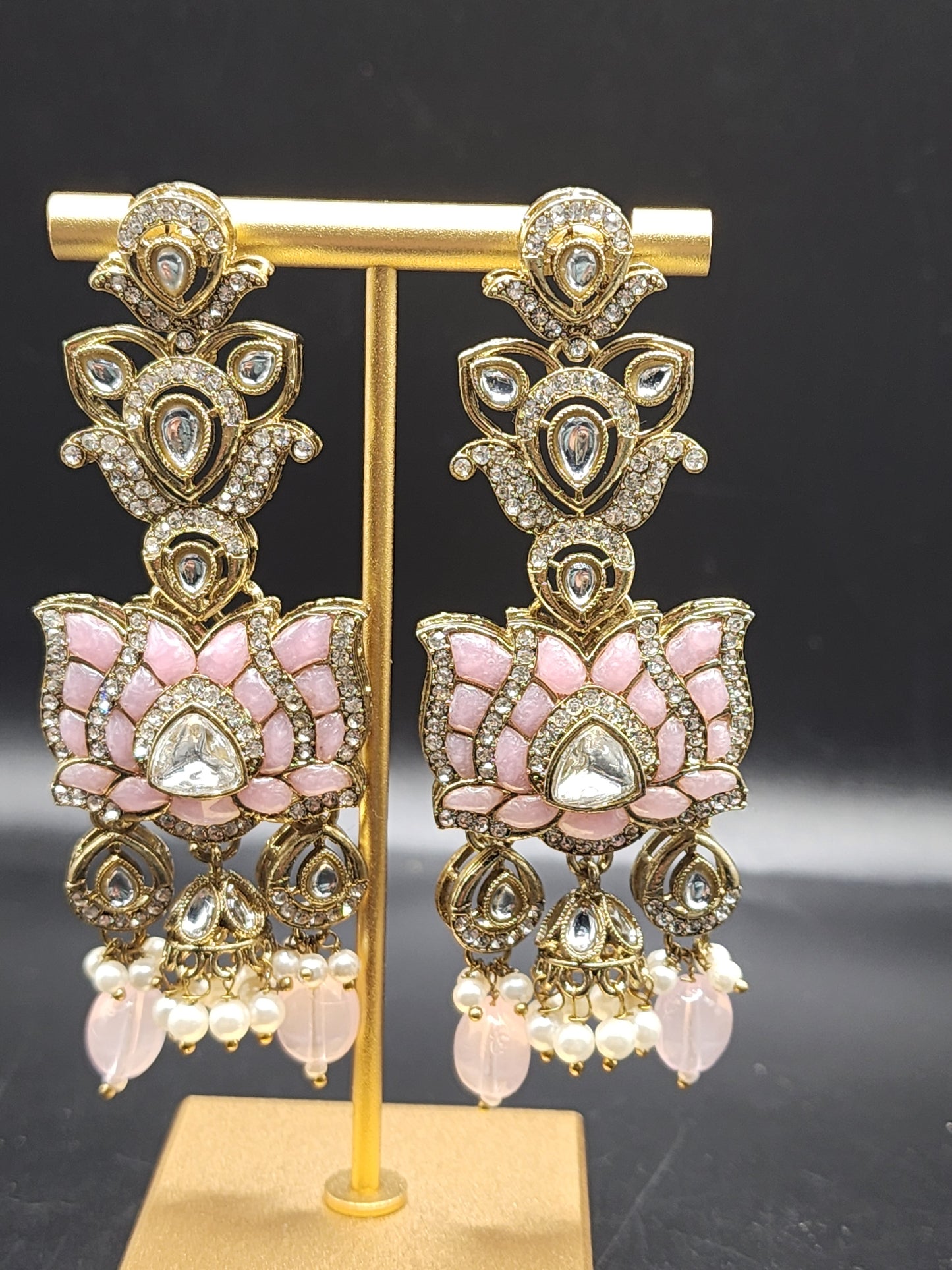 Lotus Luxe Drop Earrings