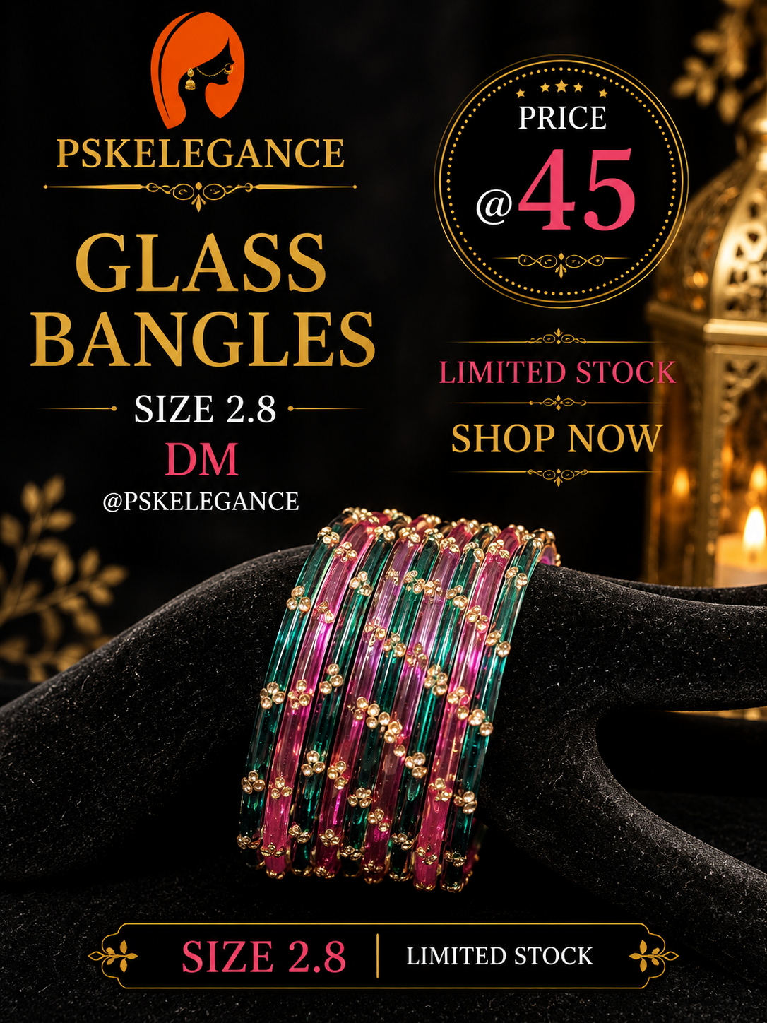 GLASS BANGELS