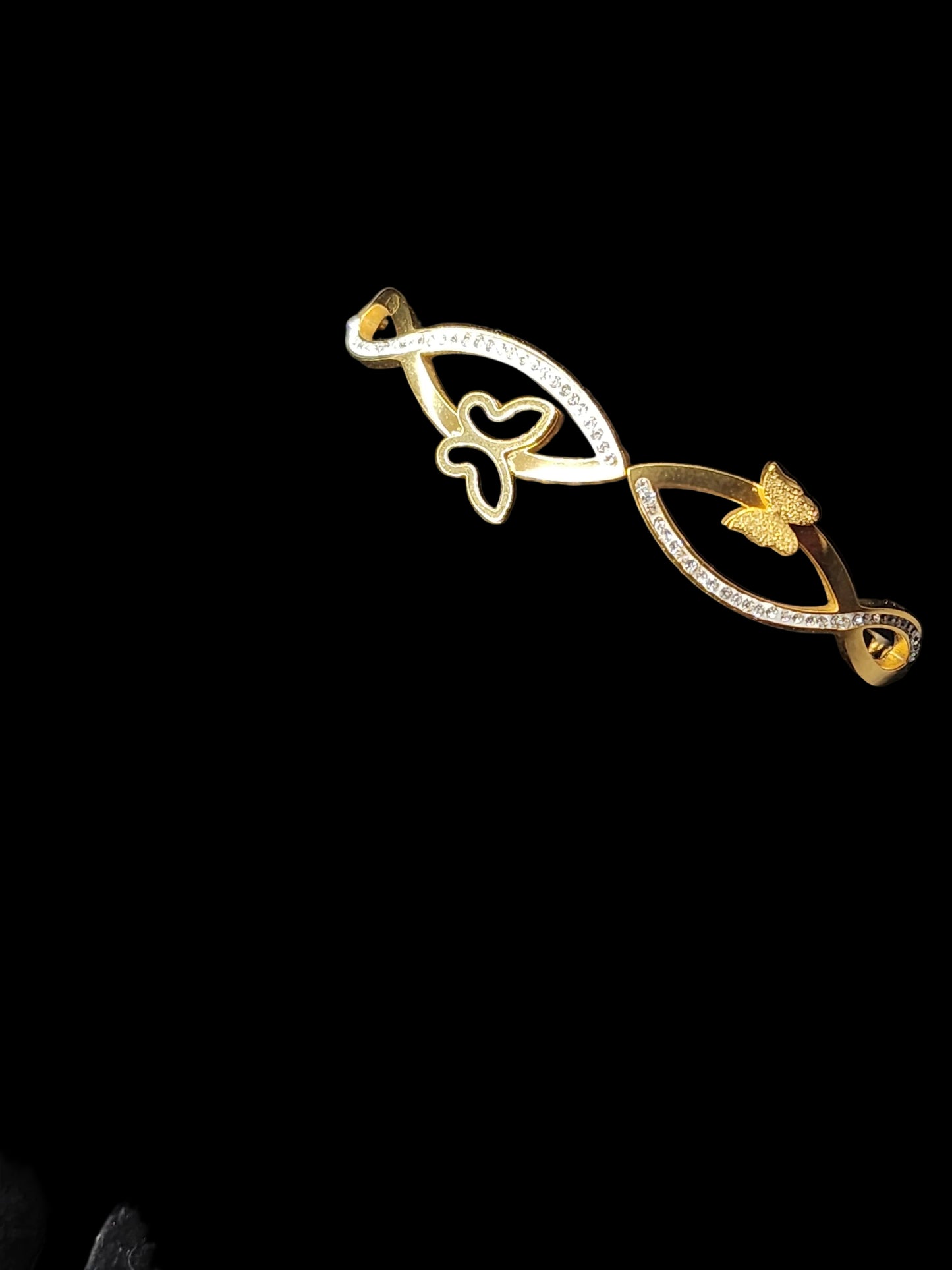Butterfly Luxe Open Ring (Gold Finish)