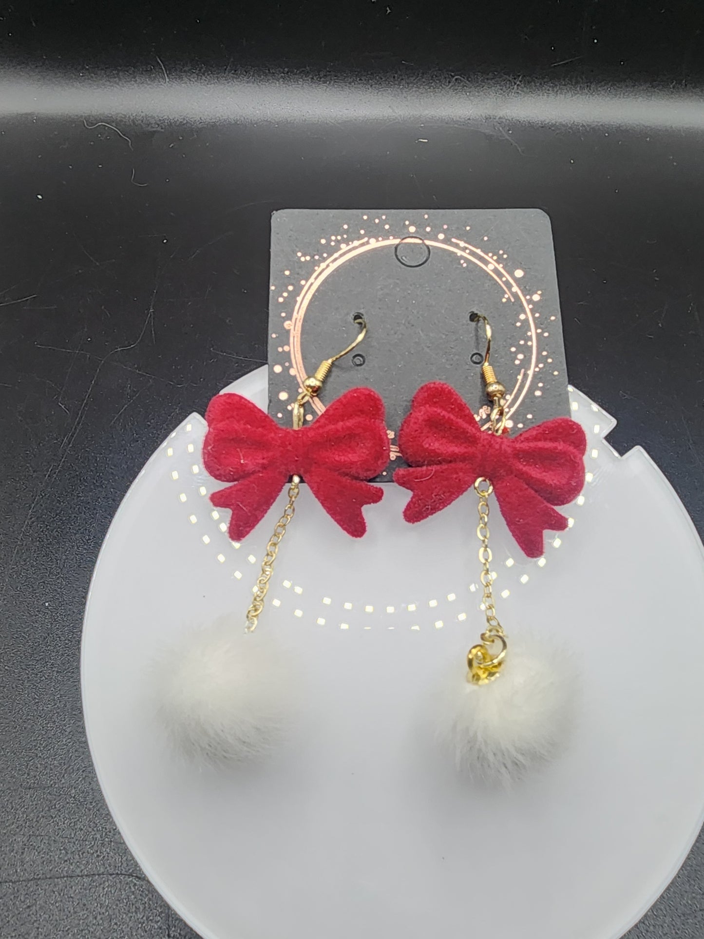 Love Heart Dangling Earrings – Cute  Glitter & Valentine Statement Jewelry