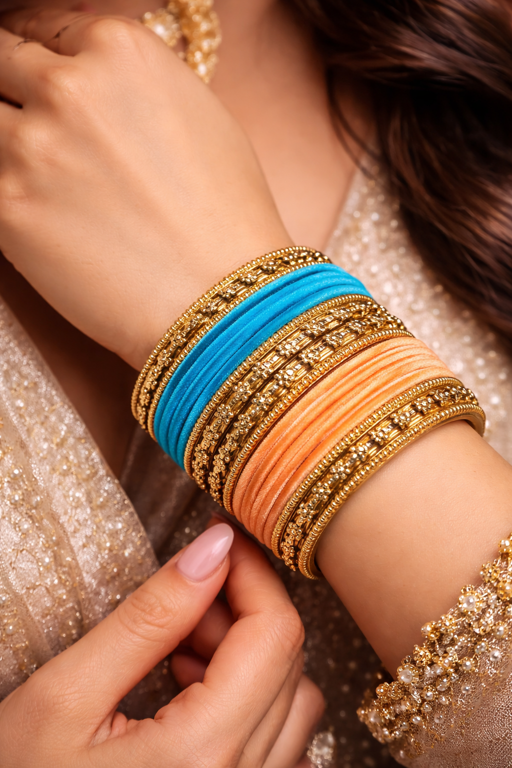 Various Colors Velvet Bangles