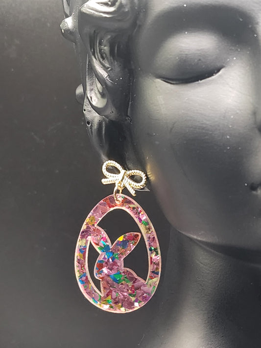 Glitter Bunny Earrings – PSK ELEGANCE