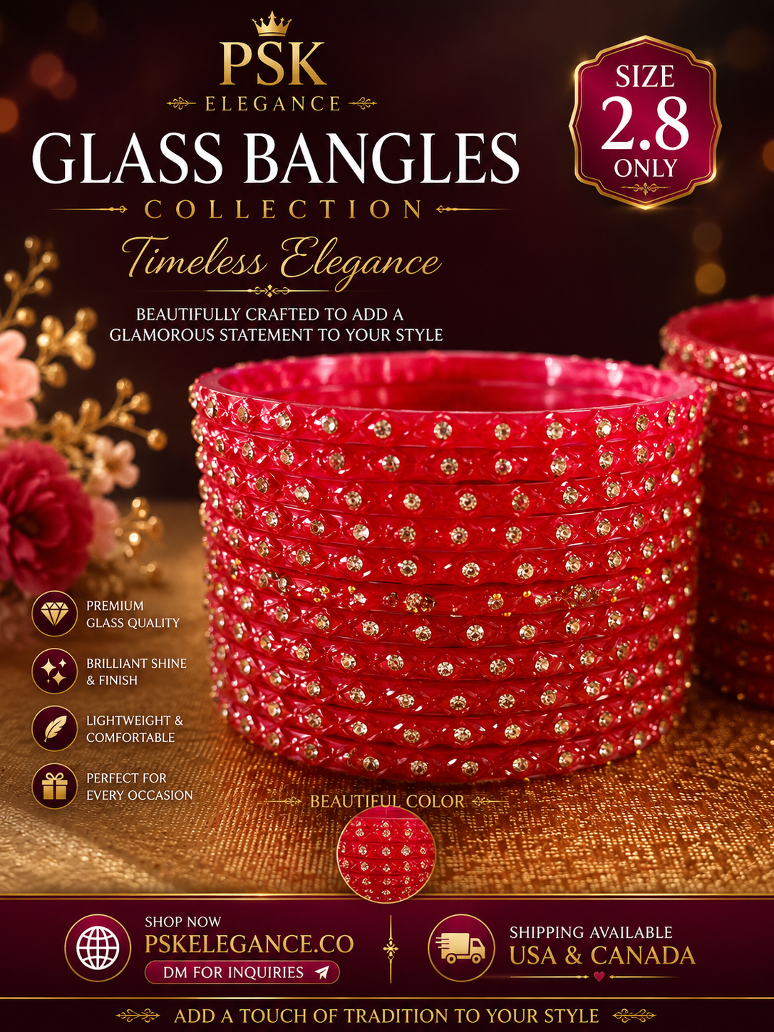 GLASS BANGELS