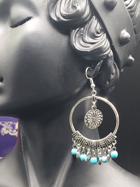 Boho Statement Hoop Earrings