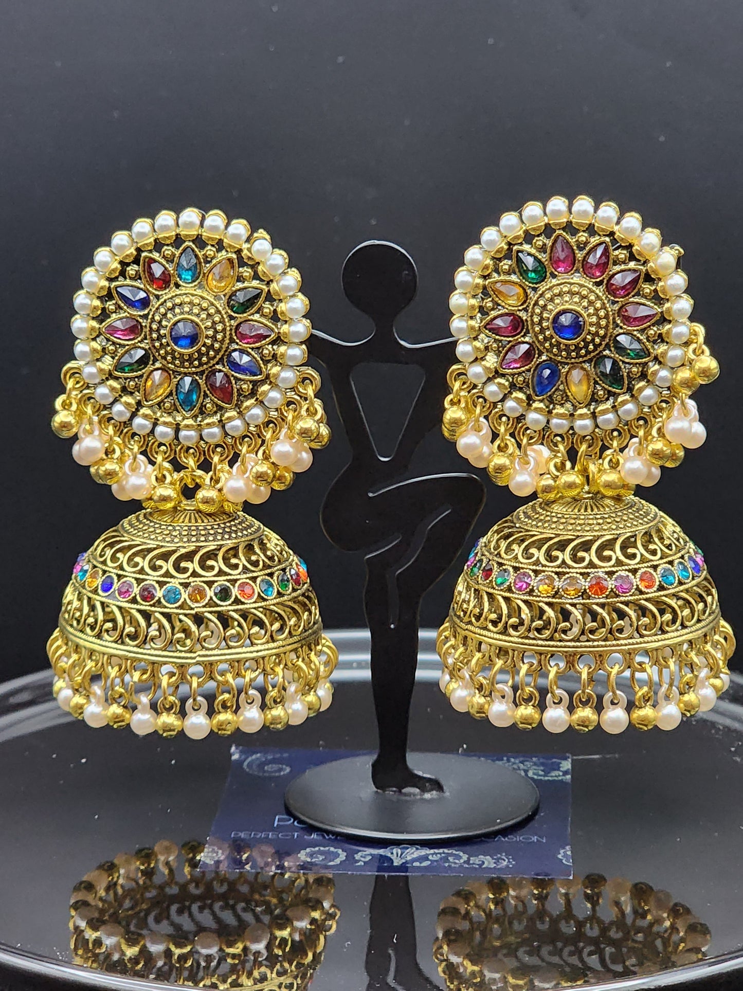 Glamourous Starry Pearl Dangles