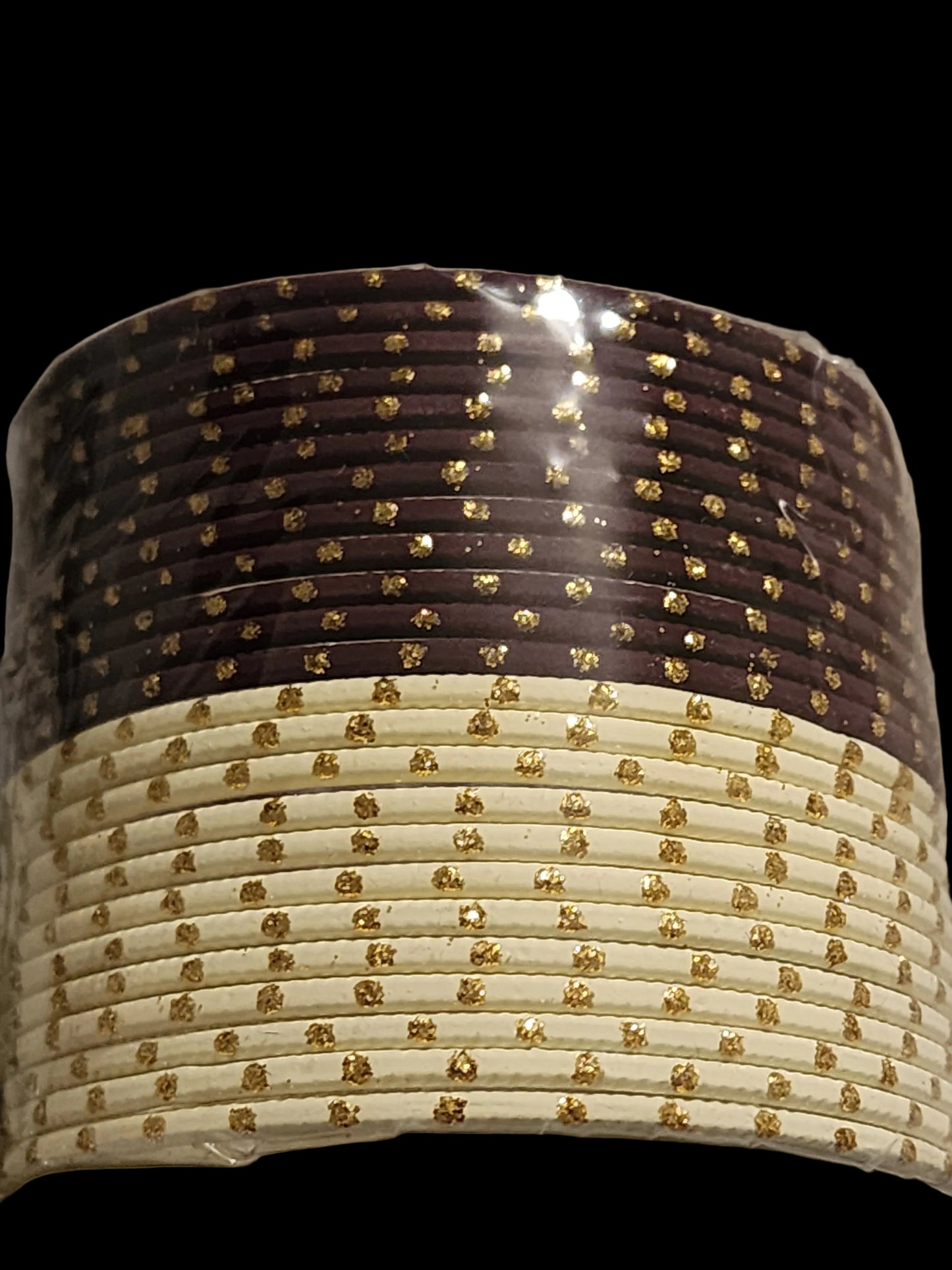 Multicolor Traditional Indian Bangle Set Collection with Gold Glitter Dots for Women | PSK ELEGANCE