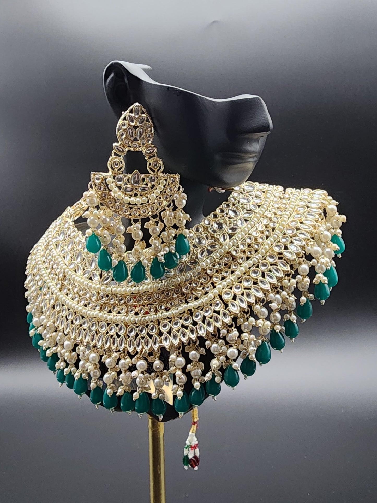 Traditional Elegant Necklaces, beautifully paired with matching earrings and stunning tikka.