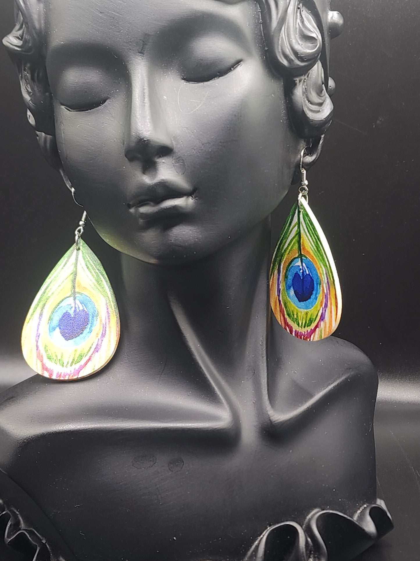 Peacock Elegance Earrings
