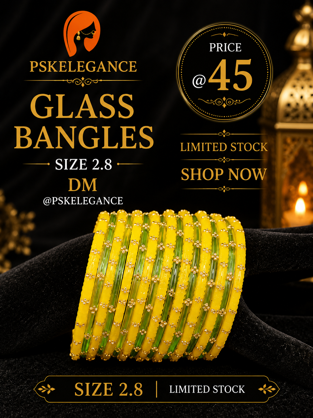 GLASS BANGELS
