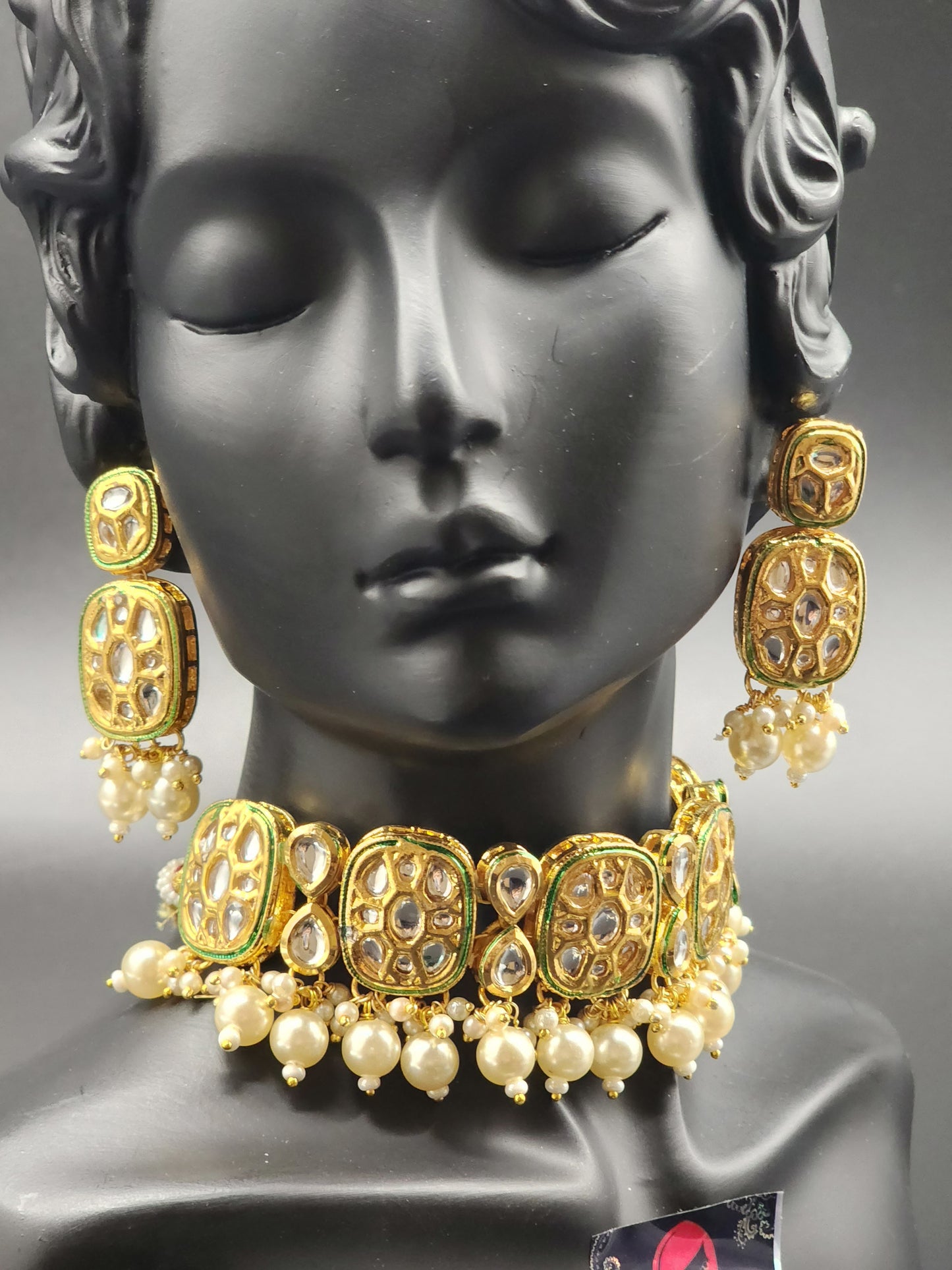 Traditional Elegant Necklaces, beautifully paired with matching earrings and stunning tikka.