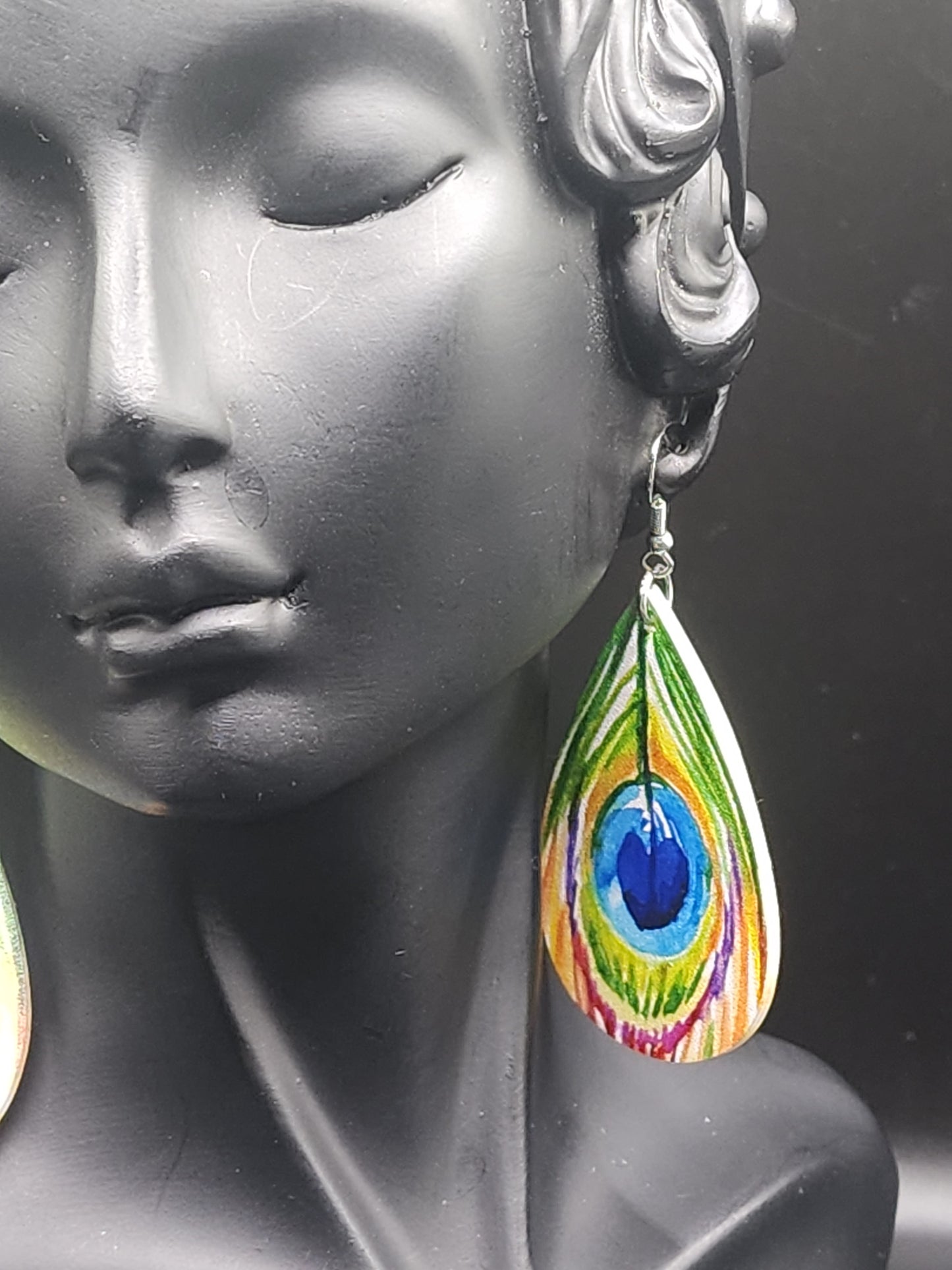 Peacock Elegance Earrings
